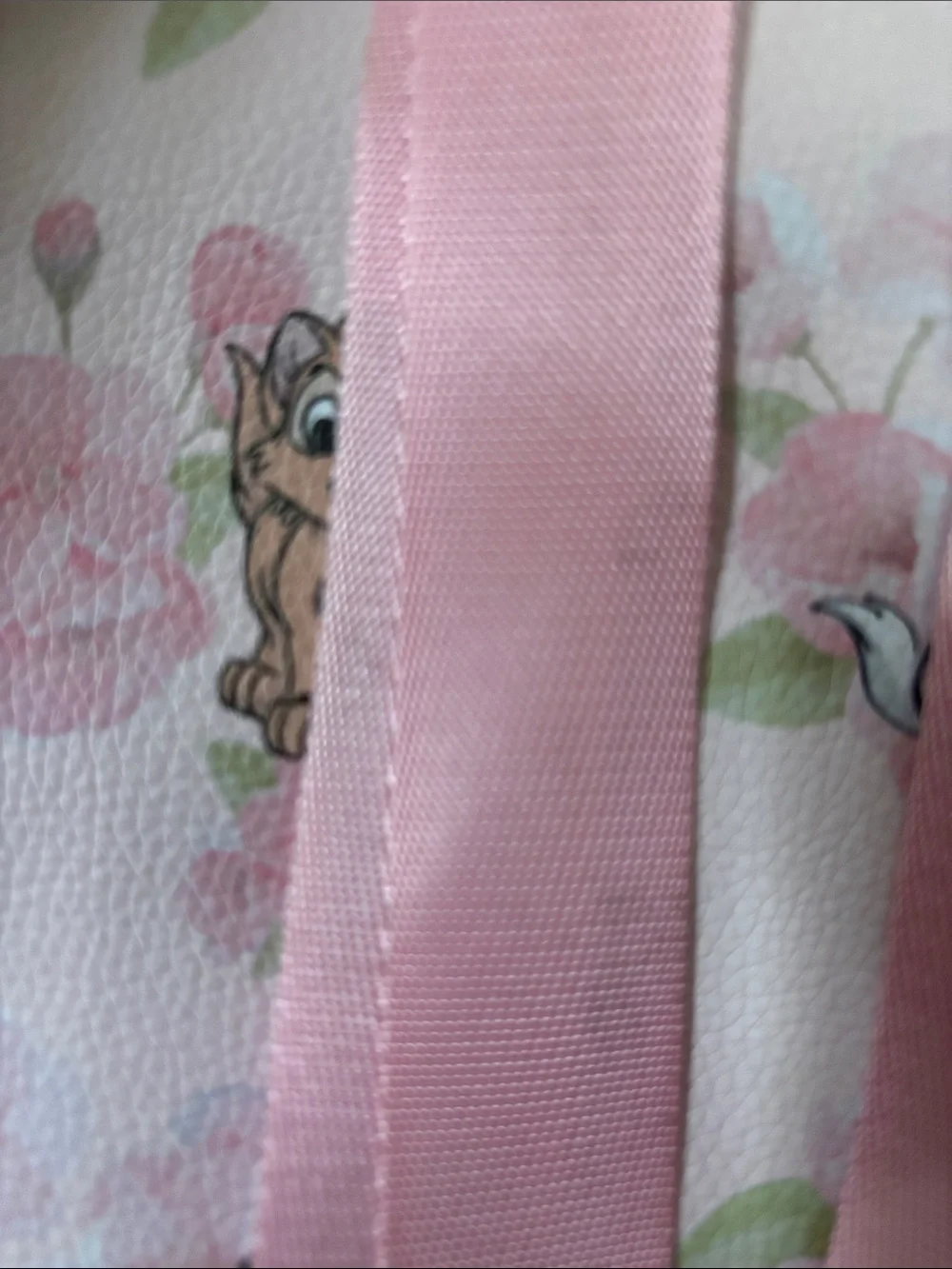 NWOT Disney Pink Aristocats Mini Backpack with Gold Zip Accent